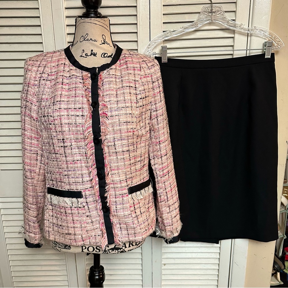 SA Denim skirt suit set